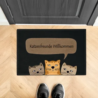 Fußmatte Katzenfreunde