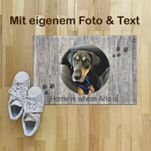 Fußmatte Hund personalisiert