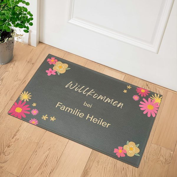 Personalisierte-Fußmatte-Familie-Willkommen