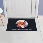 personalisierte Fußmatte Katze
