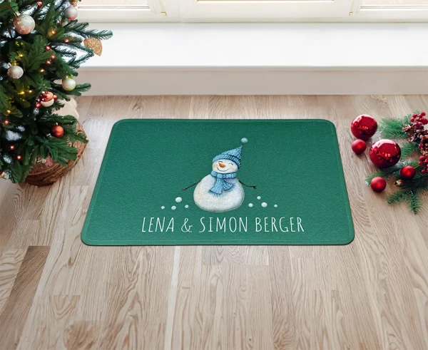 Fußmatten für Weihnachten mit Namen
