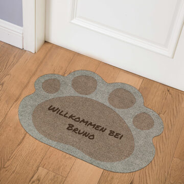 Fußmatte Hund personalisiert