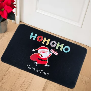 Fußmatte Weihnachtsmann HoHoHo